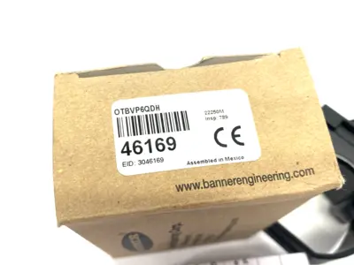 New | in-Stock Banner Engineering Optical Momentary Action Touch Button w/Black F.C. 46169 Photoelectric Sensors Michigan US | Maverick Industrial Sales #1403005