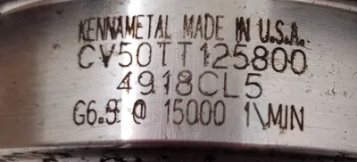 KENNAMETAL CV50TT125800 Tooling & Accessories, Tooling | Machinery Central (2)