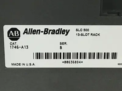 USED ALLEN BRADLEY 1746-P2 SER C / 1746-A13 SER B