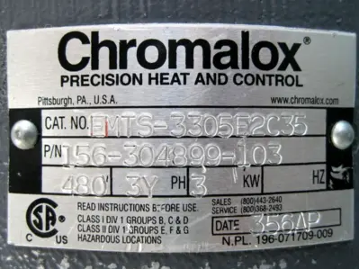 USED Chromalox Precision Heat and Control NWHSSMT-3305E2