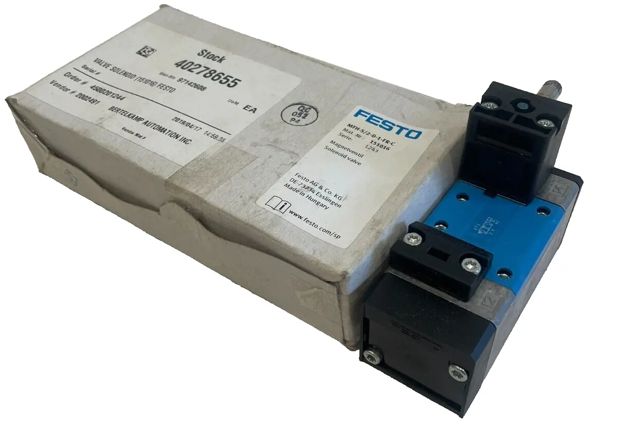 NEW FESTO MFH-5/2-D-1-FR-C SOLENOID VALVE 151016 MFH52D1FRC
