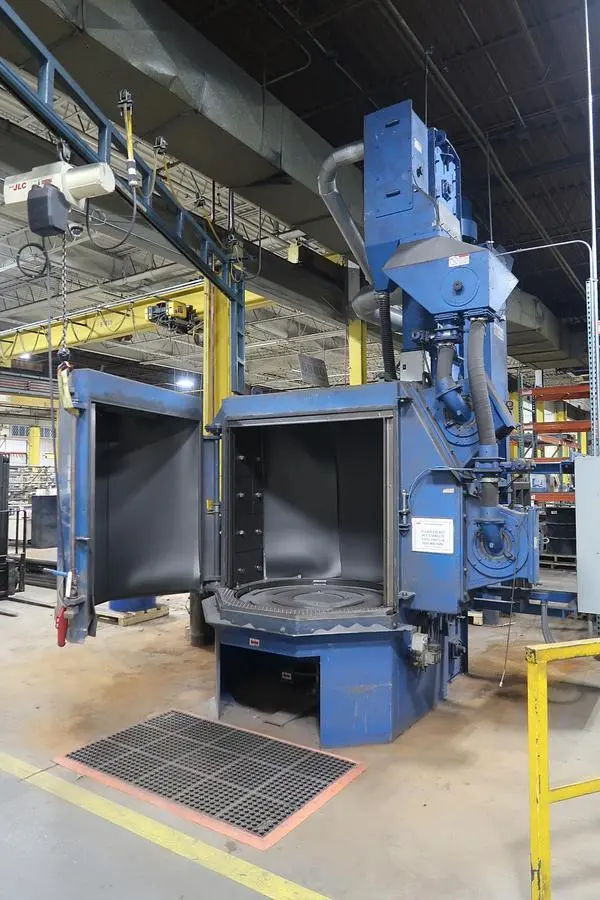 NEW 2012 WHEELABRATOR 48" FIXED TABLE