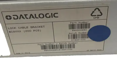 NEW DATALOGIC 890004280 LOCK CABLE BRACKET BC9XXX 200PCS.