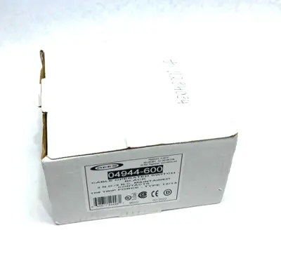 New | in-Stock REES Cable Operated "slack-style" Pull Switch 2 NO + 2 NC 2669 Relays & Switches Michigan US | Maverick Industrial Sales #1468005
