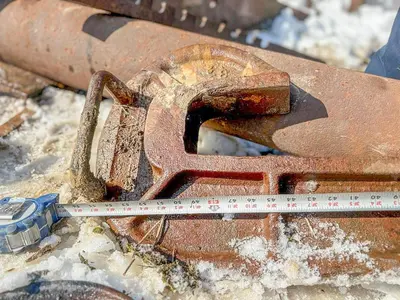 Used RAMPP CO. LEFT-HAND DRILLING TOOL WRENCH (4" X 55" CLAW-END / J-WRENCH) Wrenches Pennsylvania US | East West Machinery & Drilling #1417898