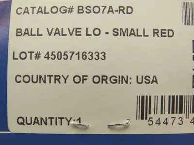 Brady BSO7A-RD Ball Valve Lockout Device Small 1/2" - 2.5" Pipes Lot of 3