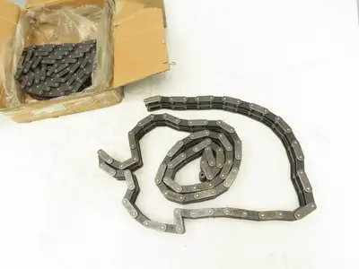 RF2060-2 Double Strand Roller Chain 1-1/2" Double Pitch 10' Length Lot of 2