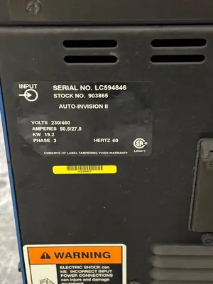 USED MILLER AUTO INVISION II