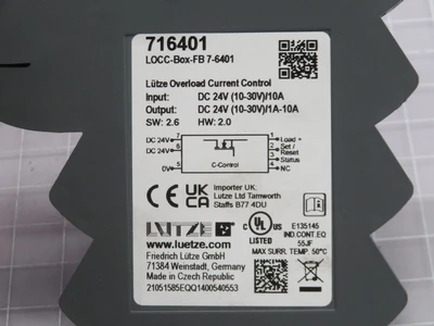 Used LUTZE _UNKNOWN_ Relays & Switches Texas US | OCO Industrial #1700950