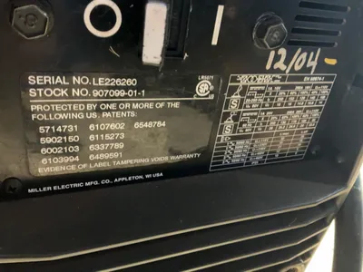 Used MILLER DYNASTY 200 PORTABLE AC/DC TIG AND STICK INVERTER WELDER Tig Welders Michigan US | Miedema Asset Management Group #1424992