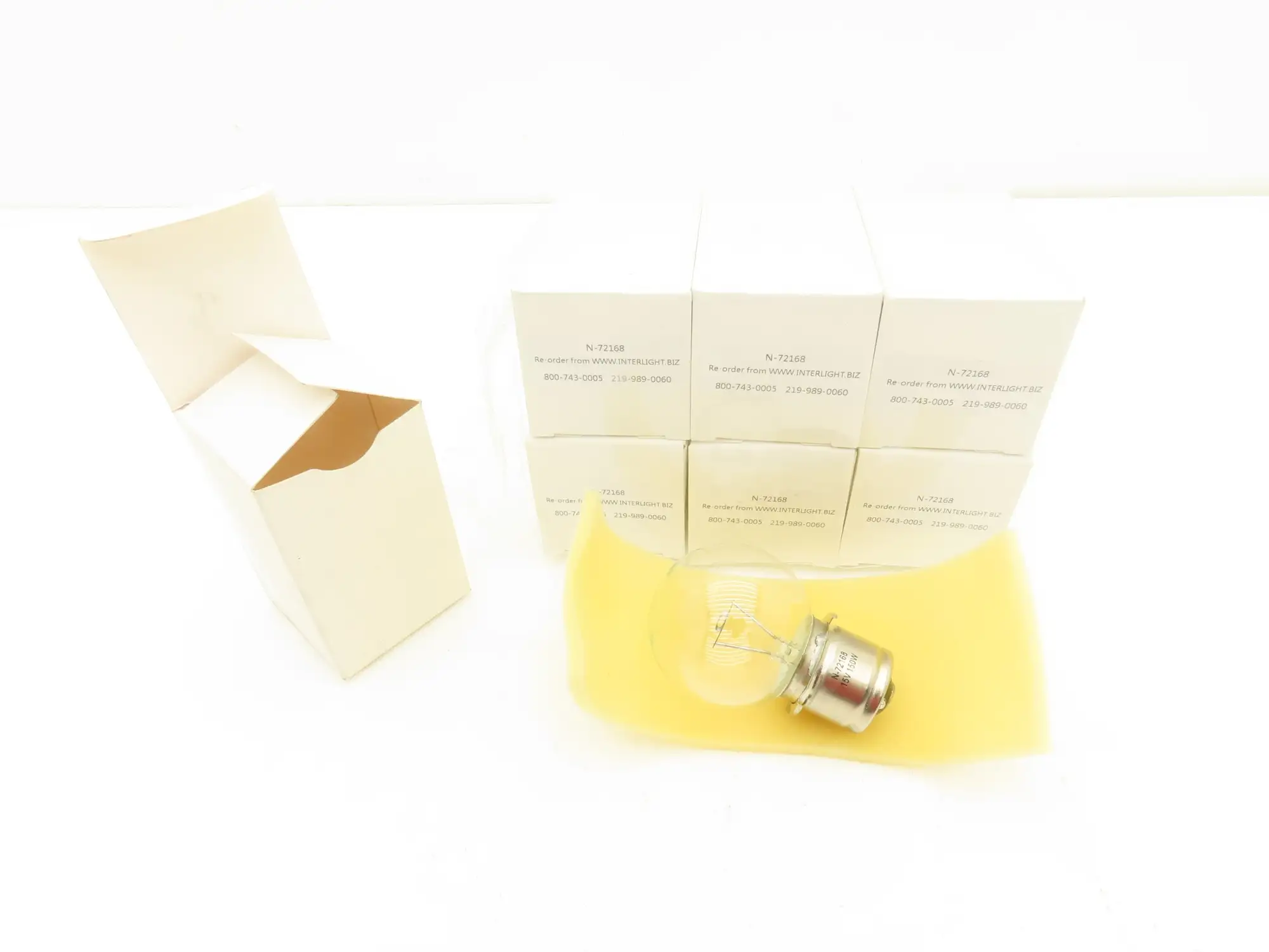 Donsbulbs Interlight N-72168 Incandescent Light Bulb 15V 150W  Lot of 7