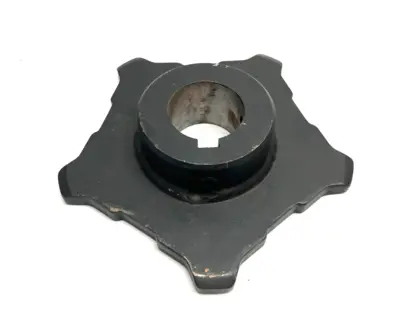USED BARNES FLAME-CUT SKIP-TOOTH SPROCKET, 5-TOOTH, 2-7/16" BORE