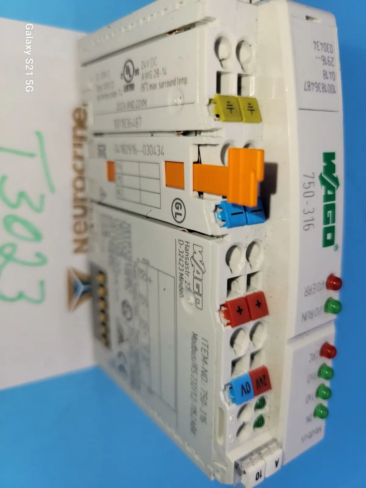 USED WAGO 750-316 +MODULES