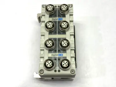 Used SMC Digital Input Module, 8 x M12 5-Pin Female, 16 Inputs, 24VDC Input / Output Modules Michigan US | Maverick Industrial Sales #1402942