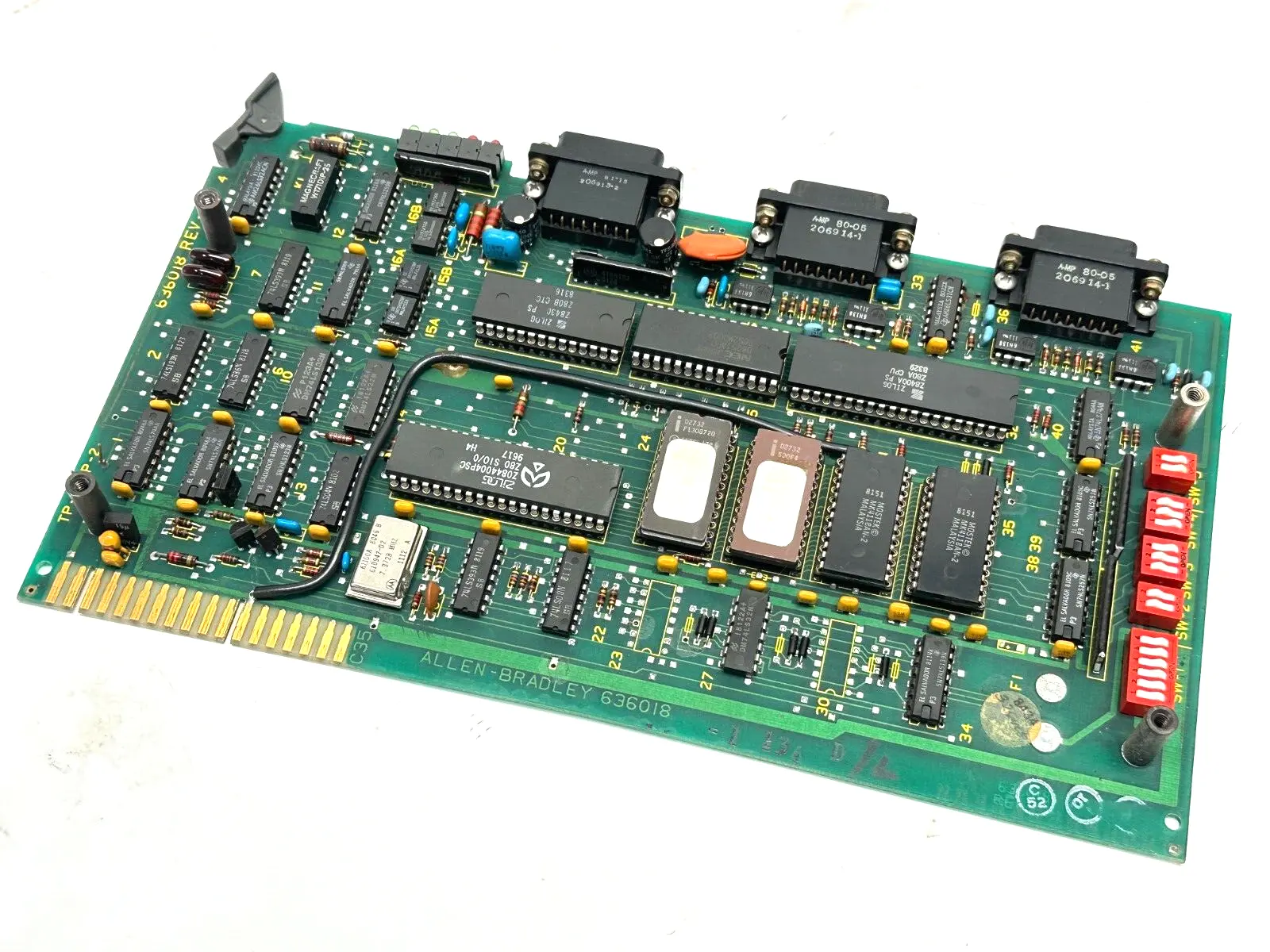 636018 | Allen Bradley  Rev 4 PCB Module Circuit Board - For parts or not working
