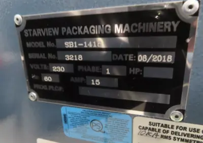 Used 2018 STARVIEW SB1-1418 Blister Sealers New York US | PlastiMach Corp #1424065
