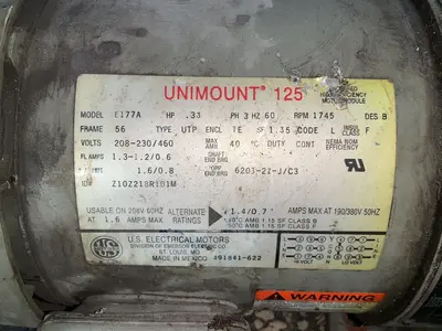 Used U.S. MOTORS R271/Y09Y135R195F Motors (misc) Ohio US | HGR 24 #1482306