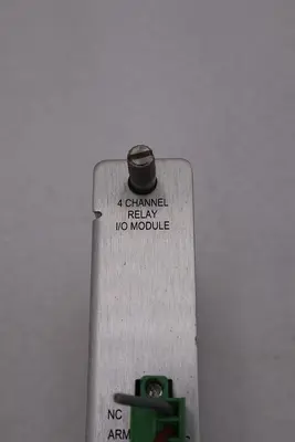 BENTLY NEVADA 125720-01 4 CHANNEL RELAY I/O MODULE STOCK #K-1410