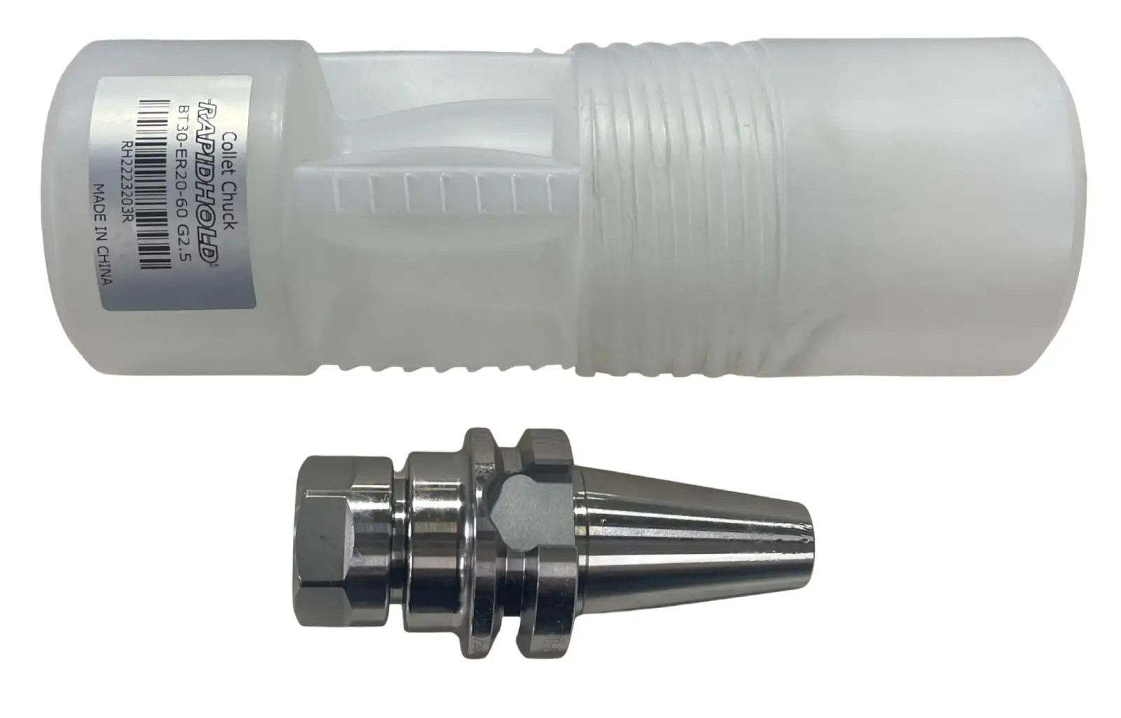 RapidHold BT30 Collet Chuck ER20 x 60mm Tool Holder G2.5 Balanced
