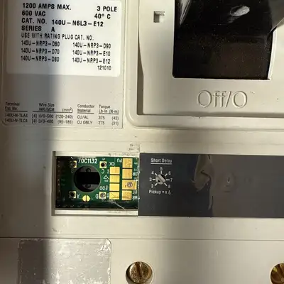 ALLEN BRADLEY 140U-N6L3-E12 / 140UN6L3E12 + 140U-NRP3-E12 Rate Plug (BIN1.2.3)