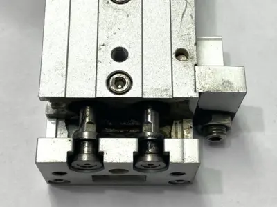 USED SMC PNEUMATIC PRECISION SLIDE TABLE 12MM BORE 10MM STROKE