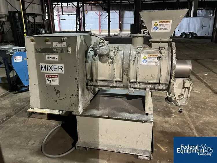 Used Littleford 5.3 Cu Ft Littleford Mixer, Model FKM150DK, S.S, JKT Plow Mixers Ohio US | Federal Equipment Company #128560