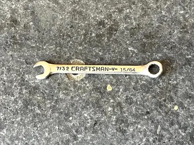 Craftsman  7/32" x 15/64"  12 Point Midget Ignition Combination Wrench