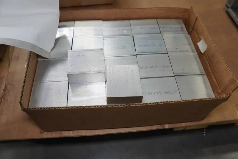 6061-T6511 Aluminum Blocks - 1" x 2" x 2.25"