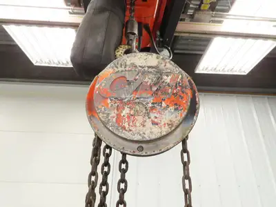 CM Cyclone 1 Ton 2000Lb Manual Chain Fall Hand Hoist 29' Lift