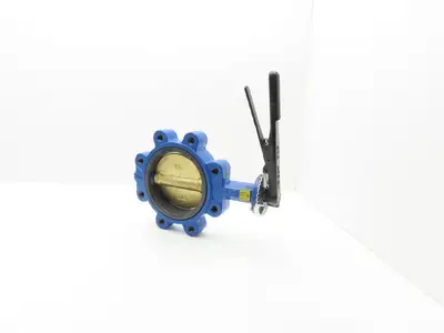 C&C Industries B148-GRC Butterfly Valve 6" Stainless Disc 200 PSI A536 DN150