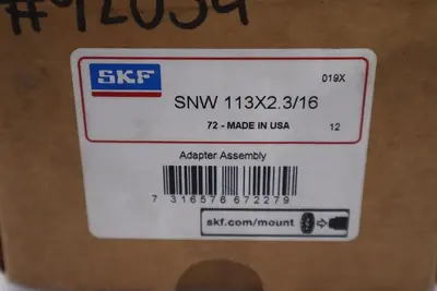 NEW IN BOX - SKF SNW113X2.3/16 BEARING ADAPTER SLEEVE - STOCK 3010CC