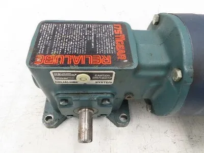 Dodge Leeson MR94868 Gear Motor 25:1 Reducer 69 RPM 3/4Hp 230/460V 3PH LH 56C