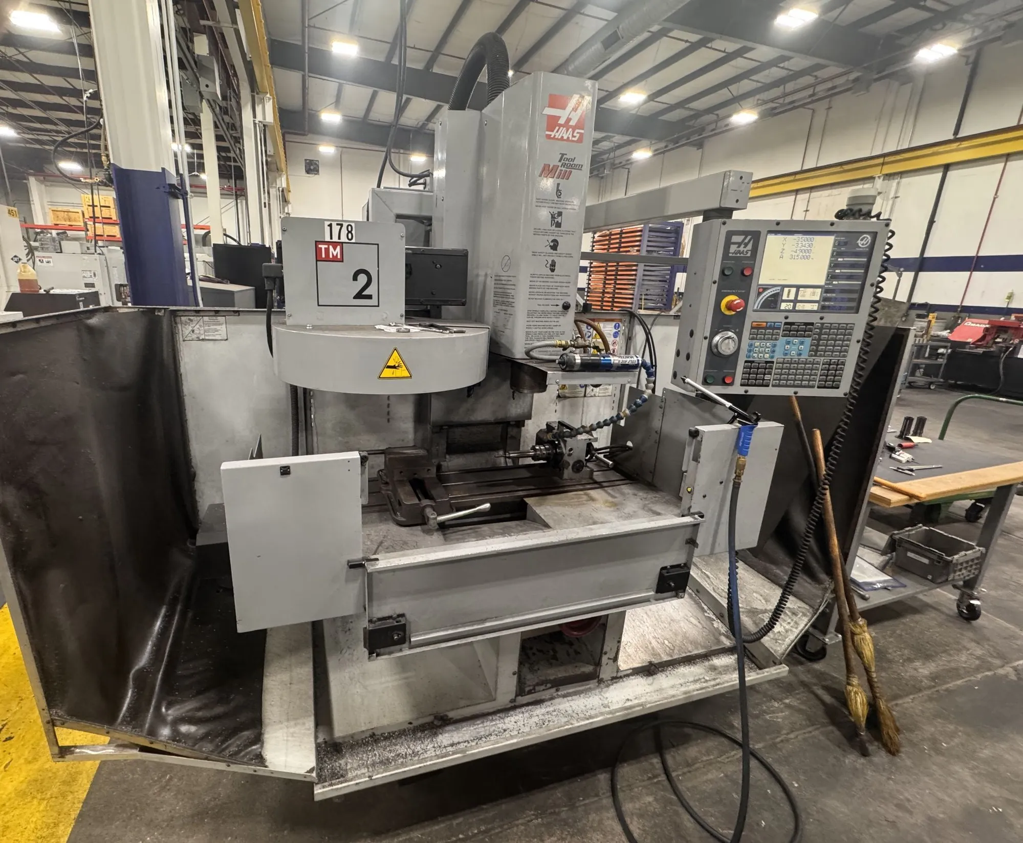 Used HAAS TM-2 Vertical Machining Centers South Carolina US | ESS Industrial Equipment Sales #1412135