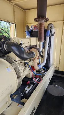 2007 500KW Kohler 500REOZVB Enclosed Generator w Base Tank 480V Volvo 350 Hours Serviced & Tested