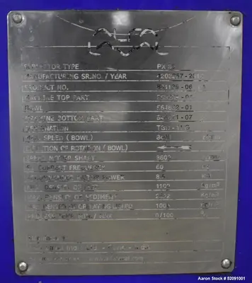 USED ALFA LAVAL PX-30