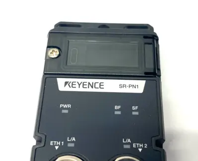USED KEYENCE PROFINET COMMUNICATION UNIT FOR AI-POWERED CODE READER