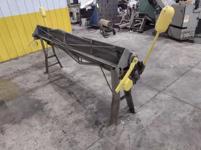 8' X 18 GAUGE CHICAGO MODEL #818 MANUAL APRON BENDING BRAKE: YOBRO #24387