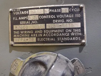 20 TON ARONSON MODEL #WWR-20 POWERED TANK TURNING ROLL SET WITH DRIVE & IDLER: STOCK #22313