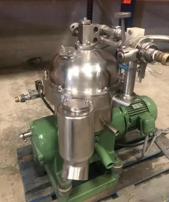 Westfalia SA 7-06-076 clarifier centrifuge, 316SS.