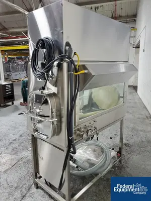 USED Walker 48" Walker Transfer Isolator Glovebox, 316L S/S, (2) Glove
