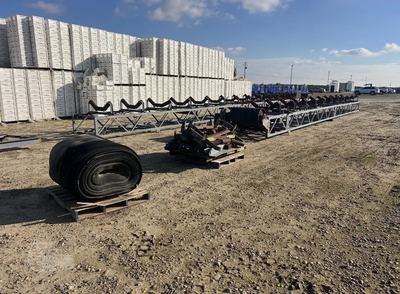 Used 2002 SPAULDING 36X105 Belt Conveyors California US | Mittry Construction #1363517