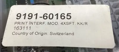 USED K-TRON 9191-60165