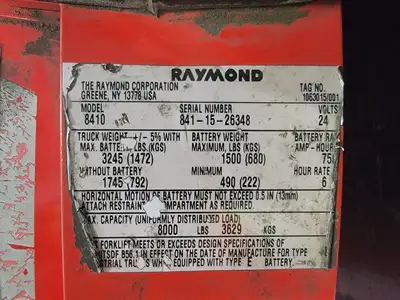 USED RAYMOND 8410