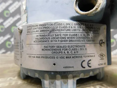 Rosemount 846 DS1J1 Current to Pressure Transducer 4-20mA 100MA Max 3-15PSI Used