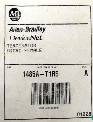 NEW ALLEN BRADLEY 1485A-T1R5 TERMINATOR MICRO FEMALE 1485AT1R5 SERIES A