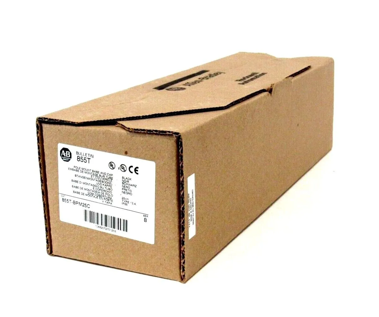 NEW ALLEN BRADLEY 855T-BPM25C POLE MOUNT BASE & CAP SER.B 855TBPM25C