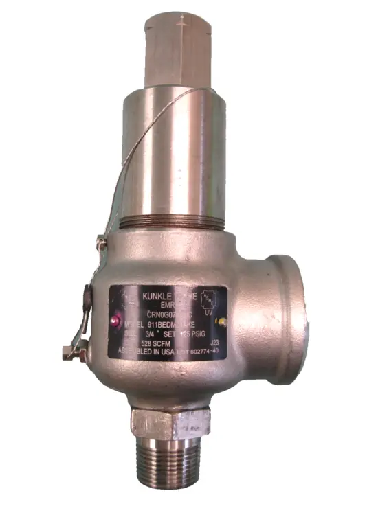 Used Kunkle 911BEDM01AKE Valves/Fittings New Hampshire US | Bitter End Trading #1127046
