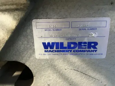 Used WILDER MACHINERY CO. 1624 Slitters & Slitting Lines Ohio US | HGR 24 #1266739