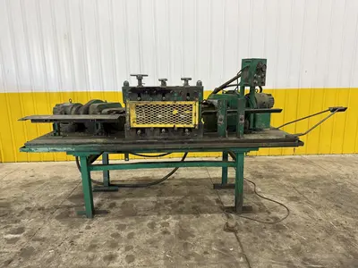 USED BLISS/MAC-HEMP AXY 6-ROLL ROTARY TUBE & PIPE STRAIGHTENER (14626)
