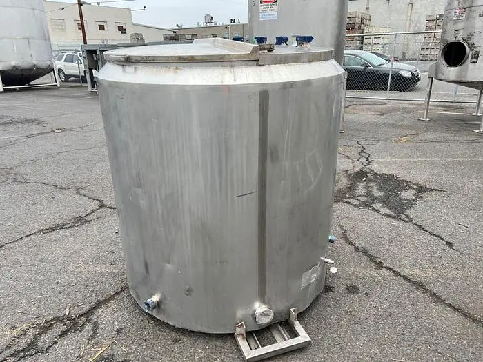 Tank, 375 Gallon, Stainless Steel, Insulated, Hinged Top #S745407